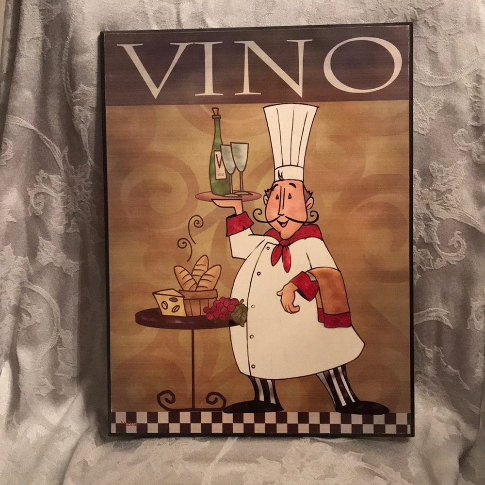 Vino wall art great for kitchen by Mc Elroy